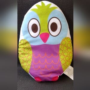 Colorful Owl Accent Pillow